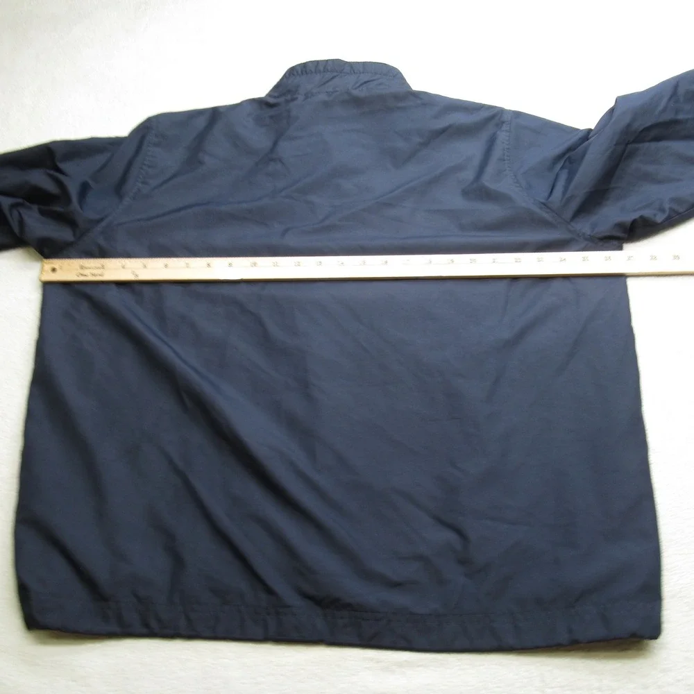 Nike The Athletic Dept Jacket Mens XL Navy Full Zip Warm Up Windbreaker VTG 90's